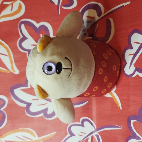 Alien ET Polar Bear Rattle Bell Charm Toy Little Kawaii Space Creature Upcycled - Picture 3 of 10